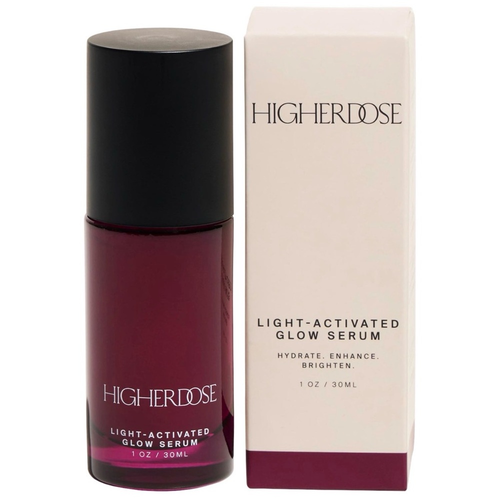Higher dose light activated glow serum